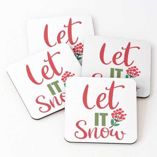 Item preview, Let It Snow Retro Vibe - Fun Winter Weather Quote designed and sold by FuzionRaptor.