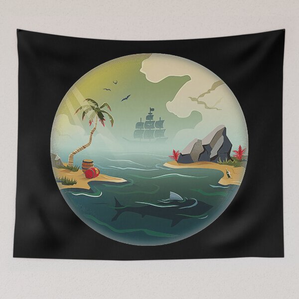 Item preview, Sea Of Thieves Island Adventure Scene designed and sold by Keegaalsh.