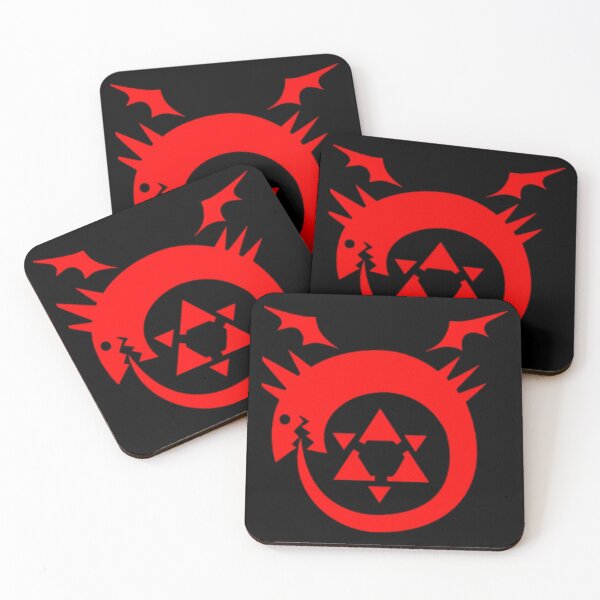 Item preview, Ouroboros Mark – Red Minimalist Alchemy Symbol Design designed and sold by NyxVerse-Studio.