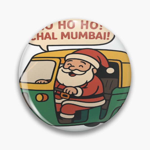 Item preview, Santa Ji in Auto – Funny Indian Christmas T-shirt designed and sold by Agrawal Fashion .