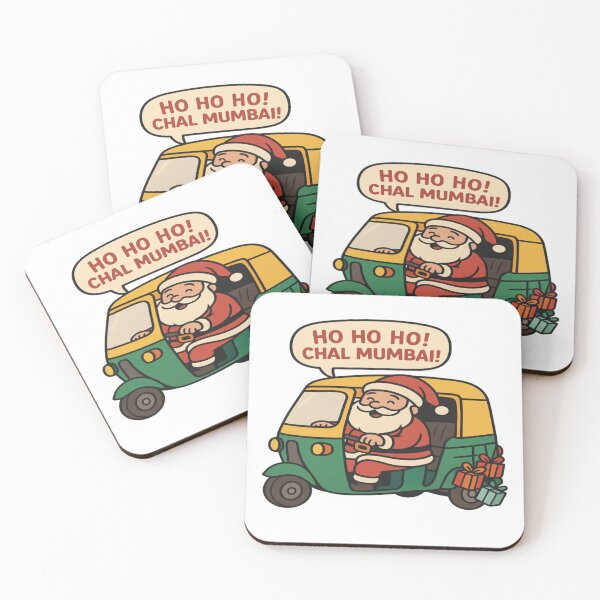 Item preview, Santa Ji in Auto – Funny Indian Christmas T-shirt designed and sold by Agrawal Fashion .