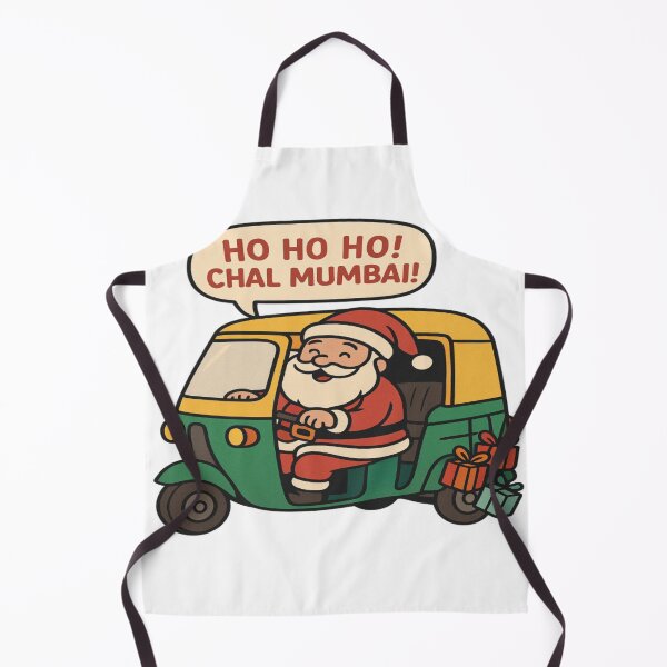 Item preview, Santa Ji in Auto – Funny Indian Christmas T-shirt designed and sold by Agrawal Fashion .