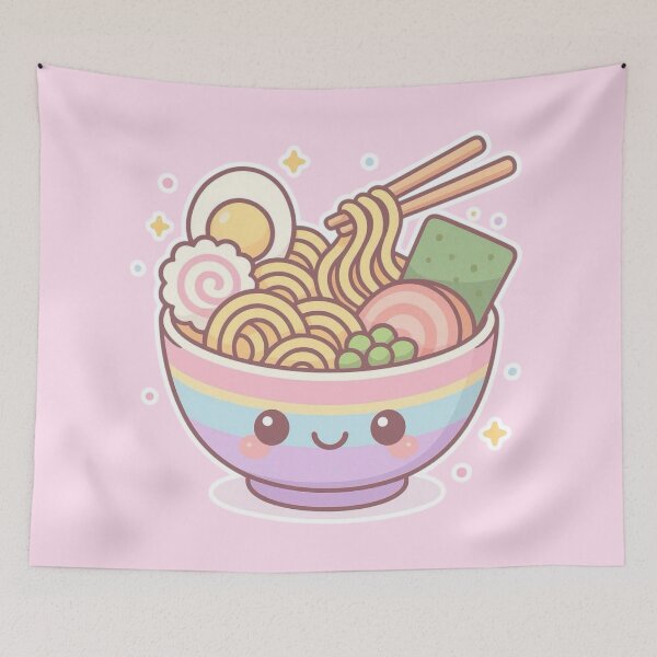 Item preview, MCute Kawaii Ramen Bowl – Adorable Anime Manga Noodle Lover Design designed and sold by Sugar Wisdom .
