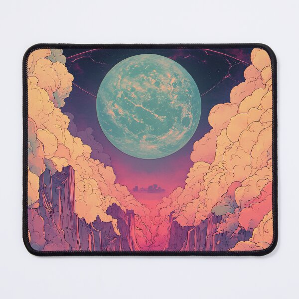 Item preview, Cosmic Vortex Sunset Golden Field | Winter Landscape Starry Swirl Adventure Art designed and sold by MetroEnvision.