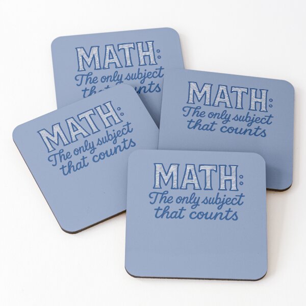 Item preview, Math: The Only Subject that Counts designed and sold by FrictionMaxxing.