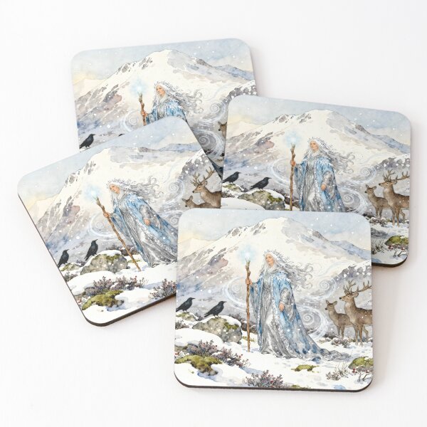 Item preview, Goddess Cailleach – The Ancient Mother of Winter and Transformation designed and sold by SoniaSarkali.