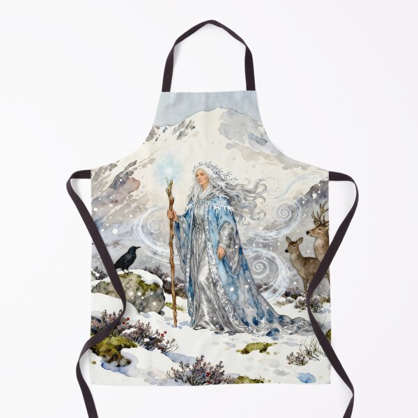 Item preview, Goddess Cailleach – The Ancient Mother of Winter and Transformation designed and sold by SoniaSarkali.