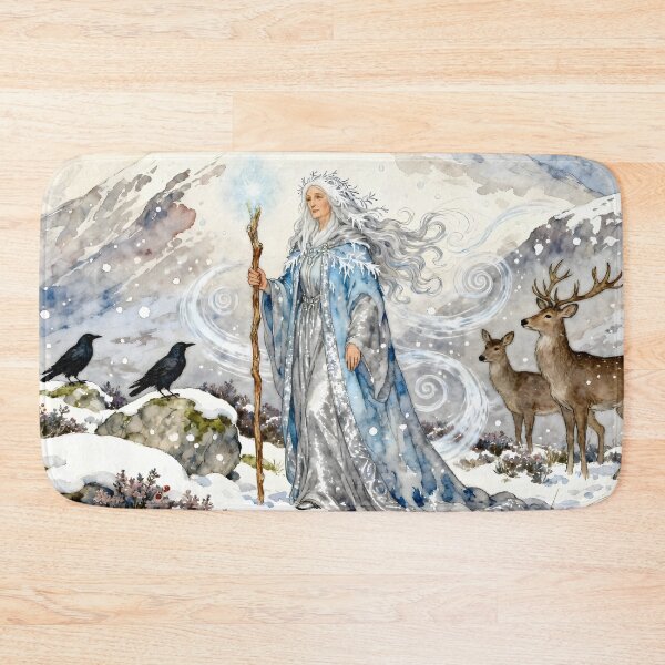 Item preview, Goddess Cailleach – The Ancient Mother of Winter and Transformation designed and sold by SoniaSarkali.