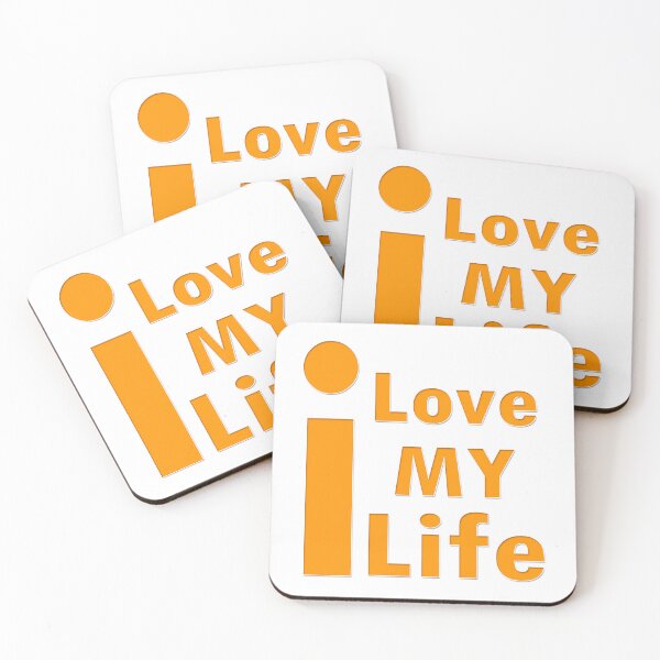 Item preview, I Love My Life — Not Because It’s Perfect, But Because It’s Mine  designed and sold by SmartDesigner-.