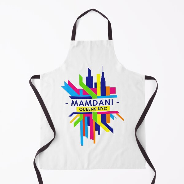 Item preview, Mamdani Queens NYC Colorful Skyline Design designed and sold by WallaceSilvaART.