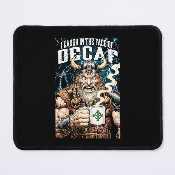 Item preview, Funny Viking Coffee Lover Laugh At Decaf Norse Caffeine designed and sold by GrandeDuc.
