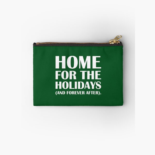Item preview, Home for the Holidays (And Forever After) — Green Edition / Introvert Joke Funny T-Shirt Label designed and sold by introvertvibes.