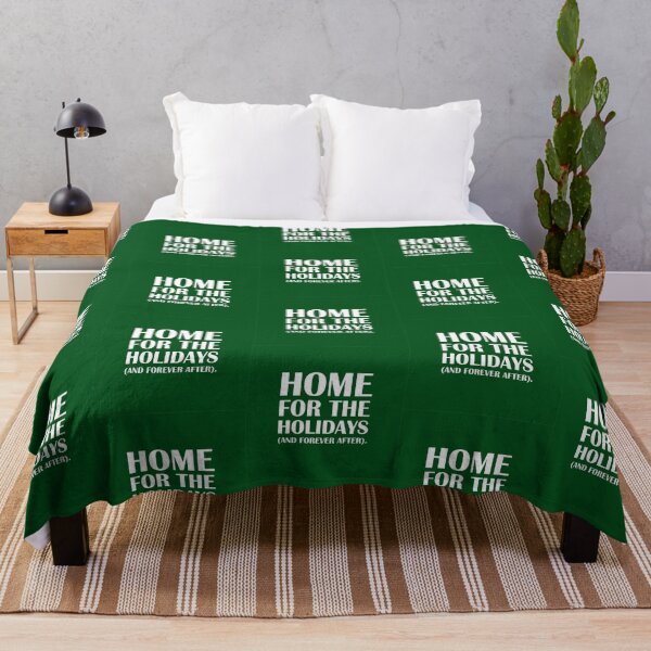 Item preview, Home for the Holidays (And Forever After) — Green Edition / Introvert Joke Funny T-Shirt Label designed and sold by introvertvibes.