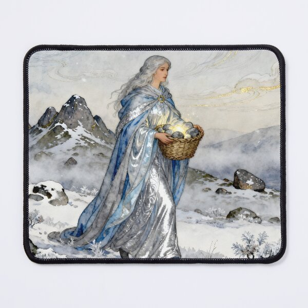Item preview, Goddess Cailleach – The Ancient Mother of Winter and Transformation designed and sold by SoniaSarkali.