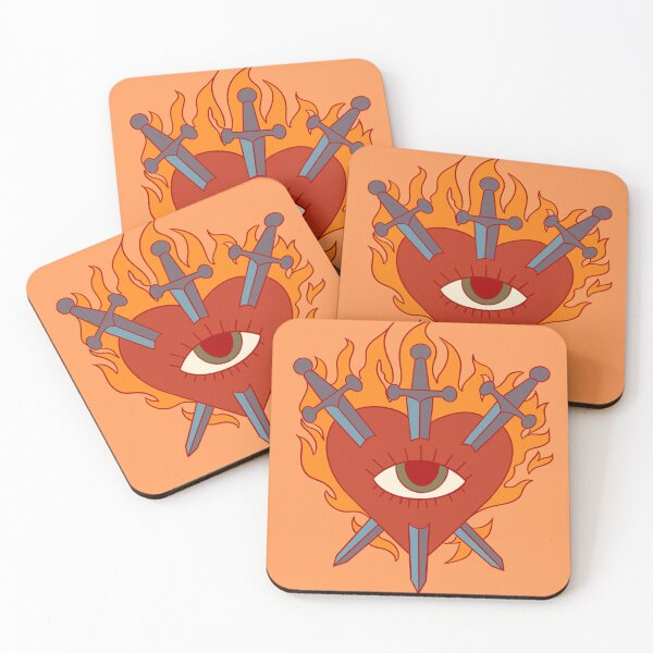 Item preview, Red 3 of swords  designed and sold by Arii2021.