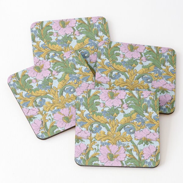 Item preview, Antique Engraved Floral Seamless Pattern designed and sold by Atlas Kai.