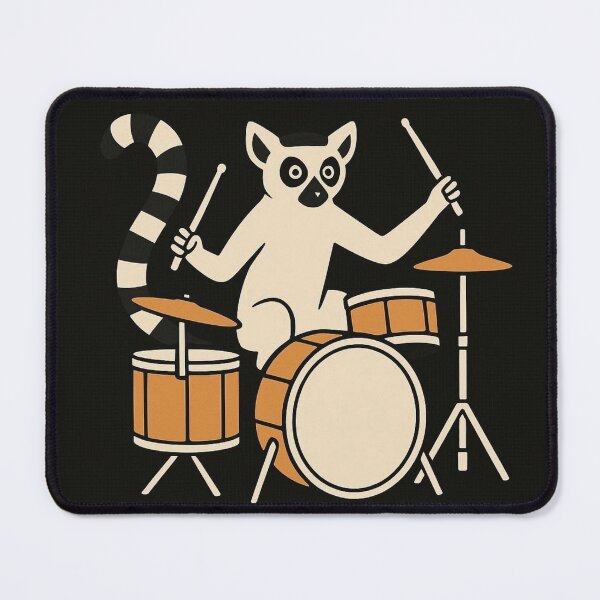 Item preview, Cute drummer lemur designed and sold by Dogandesighn.