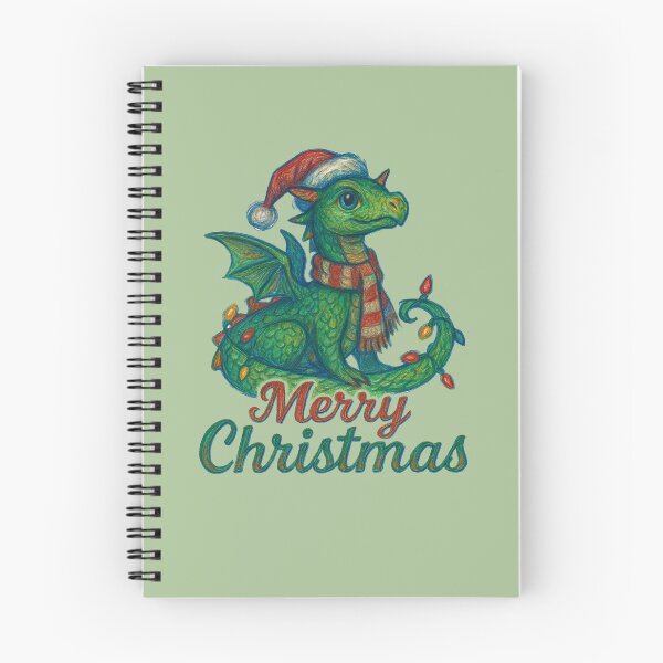 Item preview, Merry Christmas Dragon designed and sold by FrictionMaxxing.