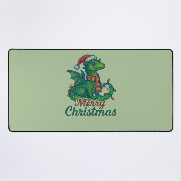 Item preview, Merry Christmas Dragon designed and sold by FrictionMaxxing.
