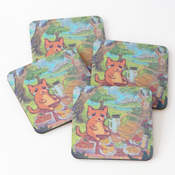 Item preview, The kitten invited all his friends for a picnic, but nobody came. designed and sold by guilhernunes.