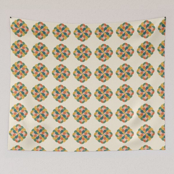 Item preview, Mid-Century Modern Floral Geometry | Retro Abstract Symmetry Design designed and sold by DMicolo.
