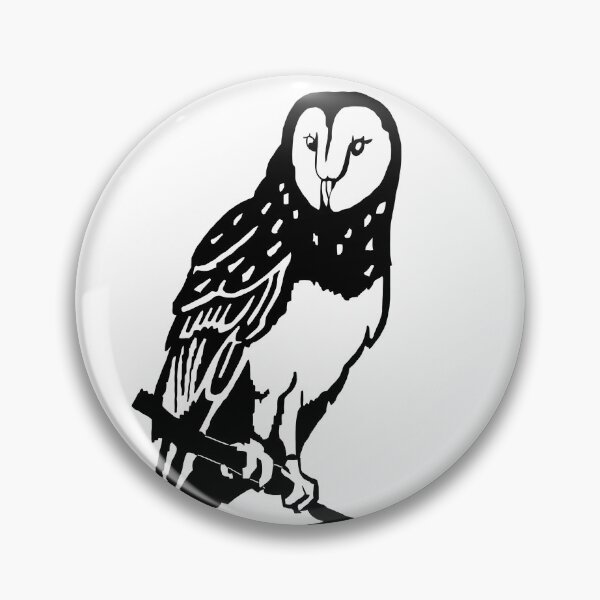 Item preview, Barn Owl – Twilight’s Watcher | Nocturnal Wildlife Drawing designed and sold by RivendellBird.
