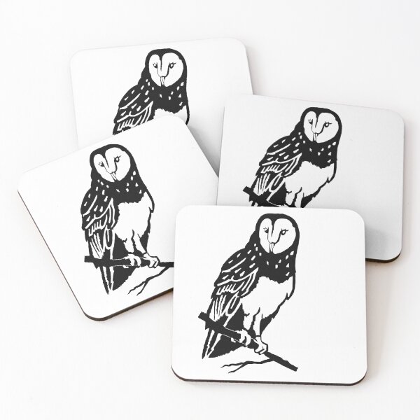 Item preview, Barn Owl – Twilight’s Watcher | Nocturnal Wildlife Drawing designed and sold by RivendellBird.