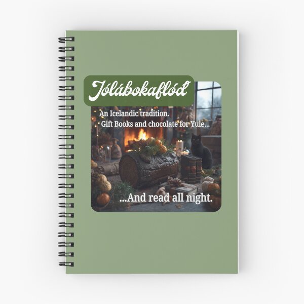 Item preview, Jolabokaflod 3 - An Icelandic Yule Tradition designed and sold by The Homegrown Witch.