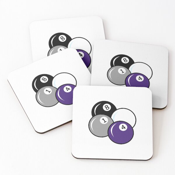 Item preview, Billard Ball Pride Flag Asexual designed and sold by HarveyHandcraftsandDesigns.
