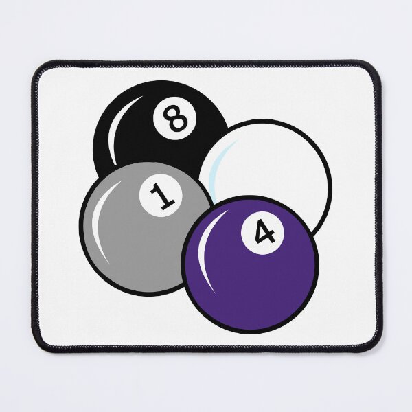 Artikelvorschau, Billardkugel-Pride-Flagge Asexuell entworfen und verkauft von HarveyHandcraftsandDesigns.