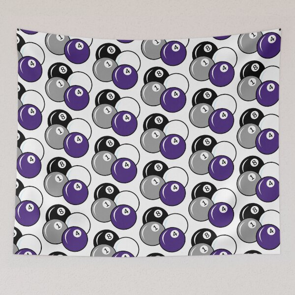 Item preview, Billard Ball Pride Flag Asexual designed and sold by HarveyHandcraftsandDesigns.
