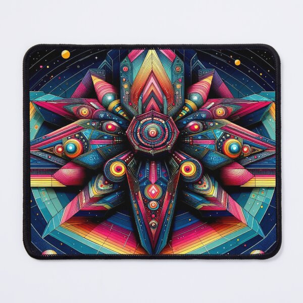 Item preview, Geometric decorative spaceship  designed and sold by Dogandesighn.