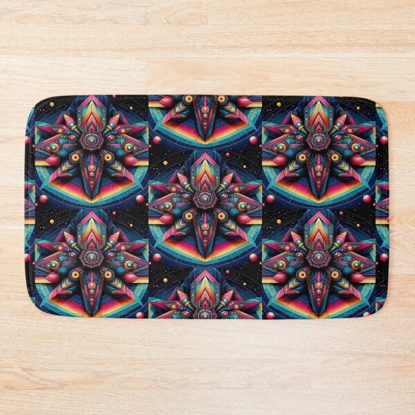 Item preview, Geometric decorative spaceship  designed and sold by Dogandesighn.