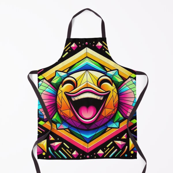 Item preview, Cute geometric happy fish  designed and sold by Dogandesighn.