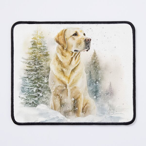 Item preview,  Winter's Yellow Labrador Retriever  designed and sold by rmcbuckeye.