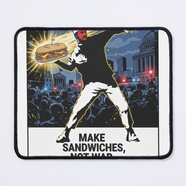 Item preview, Make Sandwiches Not War - DC Protest Poster designed and sold by zoughlal.