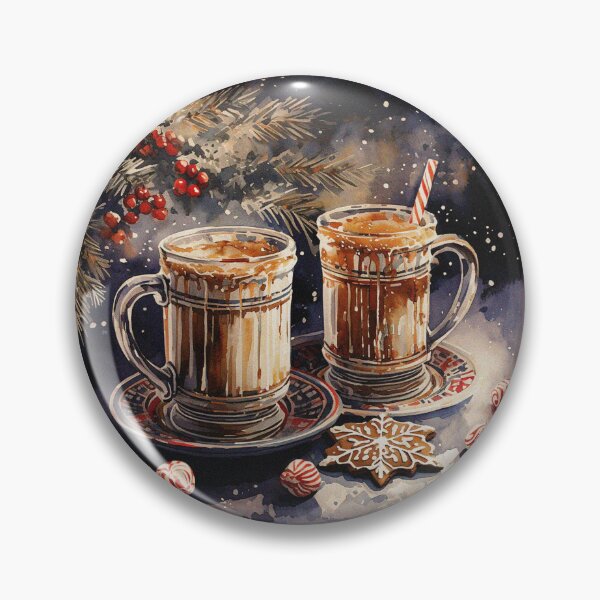 Item preview, Hot Chocolate and Cookies in Winter | Gift for Winter Holidays designed and sold by UnhingedBird.