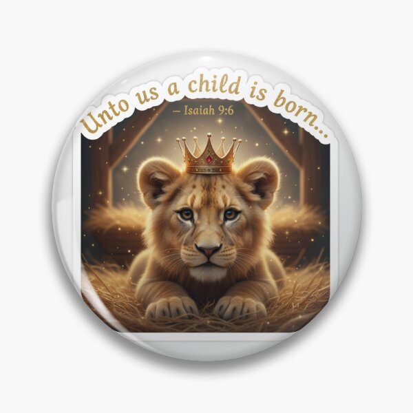 Item preview, Lion Cub of the Manger designed and sold by vineartstudio.