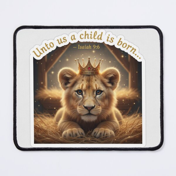 Item preview, Lion Cub of the Manger designed and sold by vineartstudio.