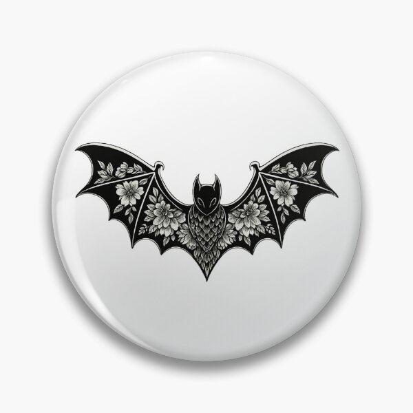Item preview, Cute Floral Bat designed and sold by SnorkleSupply.