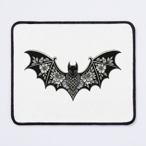 Item preview, Cute Floral Bat designed and sold by SnorkleSupply.