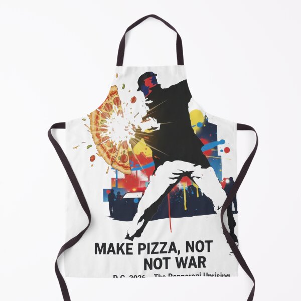 Item preview, Make Pizza Not War - Global Protest Art Poster designed and sold by zoughlal.