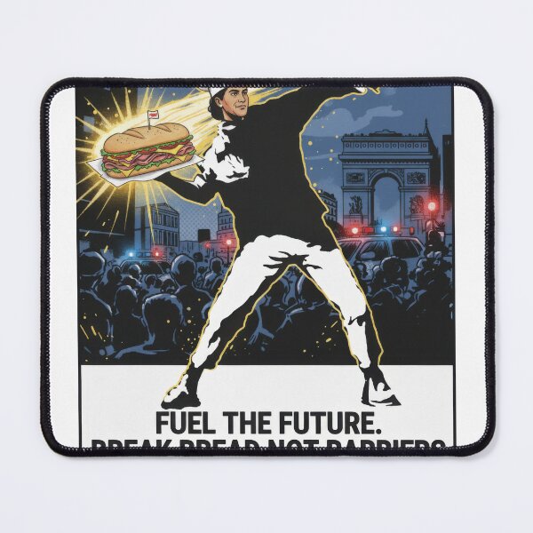 Item preview, Fuel The Future - Bread Not Barriers Political Art designed and sold by zoughlal.