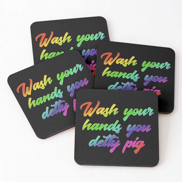 Item preview, Wash Your Hands You Detty Pig Color designed and sold by Amandeeyers.
