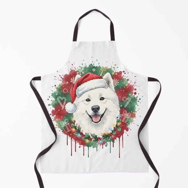 Item preview, Samoyed | Christmas Colorful Watercolor Design #1 designed and sold by MatsurexDesigns.