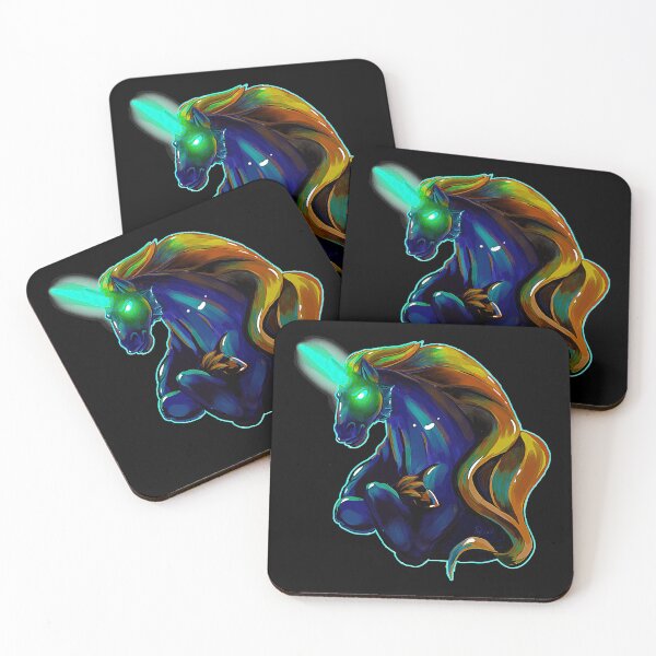Item preview, Sea Of Thieves Neon Unicorn Head designed and sold by Keegaalsh.