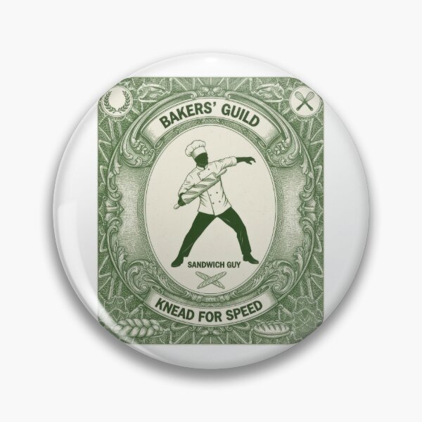 Item preview, Knead for Speed - Baguette Thrower Currency Design designed and sold by zoughlal.