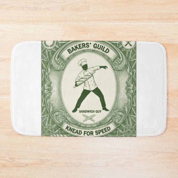 Item preview, Knead for Speed - Baguette Thrower Currency Design designed and sold by zoughlal.