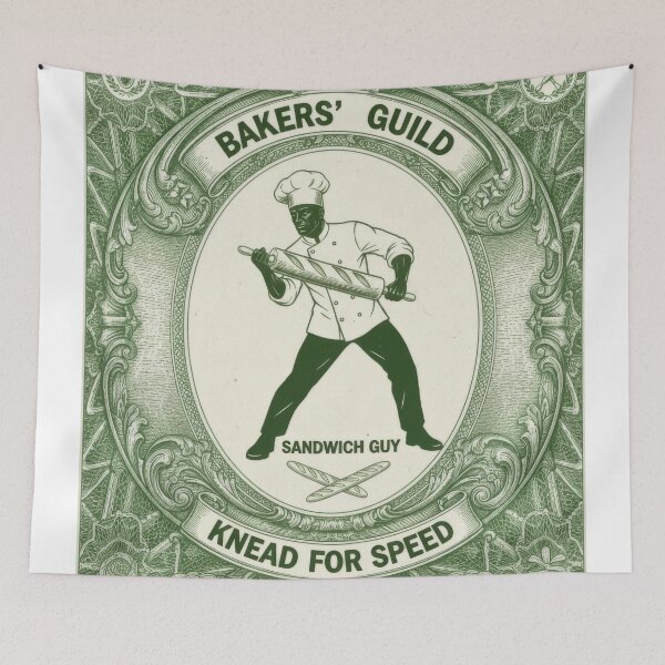 Item preview, Knead for Speed Bakers' Guild Currency Art designed and sold by zoughlal.