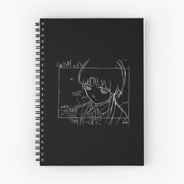Item preview, Lain Iwakura Sketch 001 - White On Black  designed and sold by Anabellaittman.